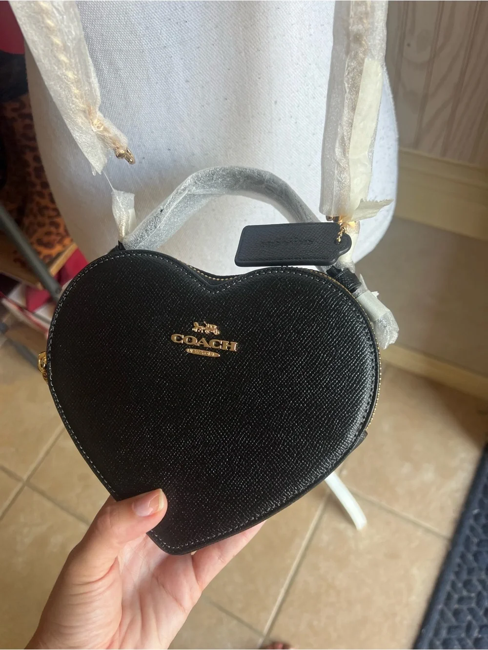 Coach heart shaped